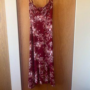 Reformation Red Nadira Dress